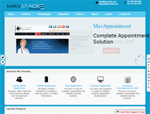 Tablet Screenshot of mavstack.com